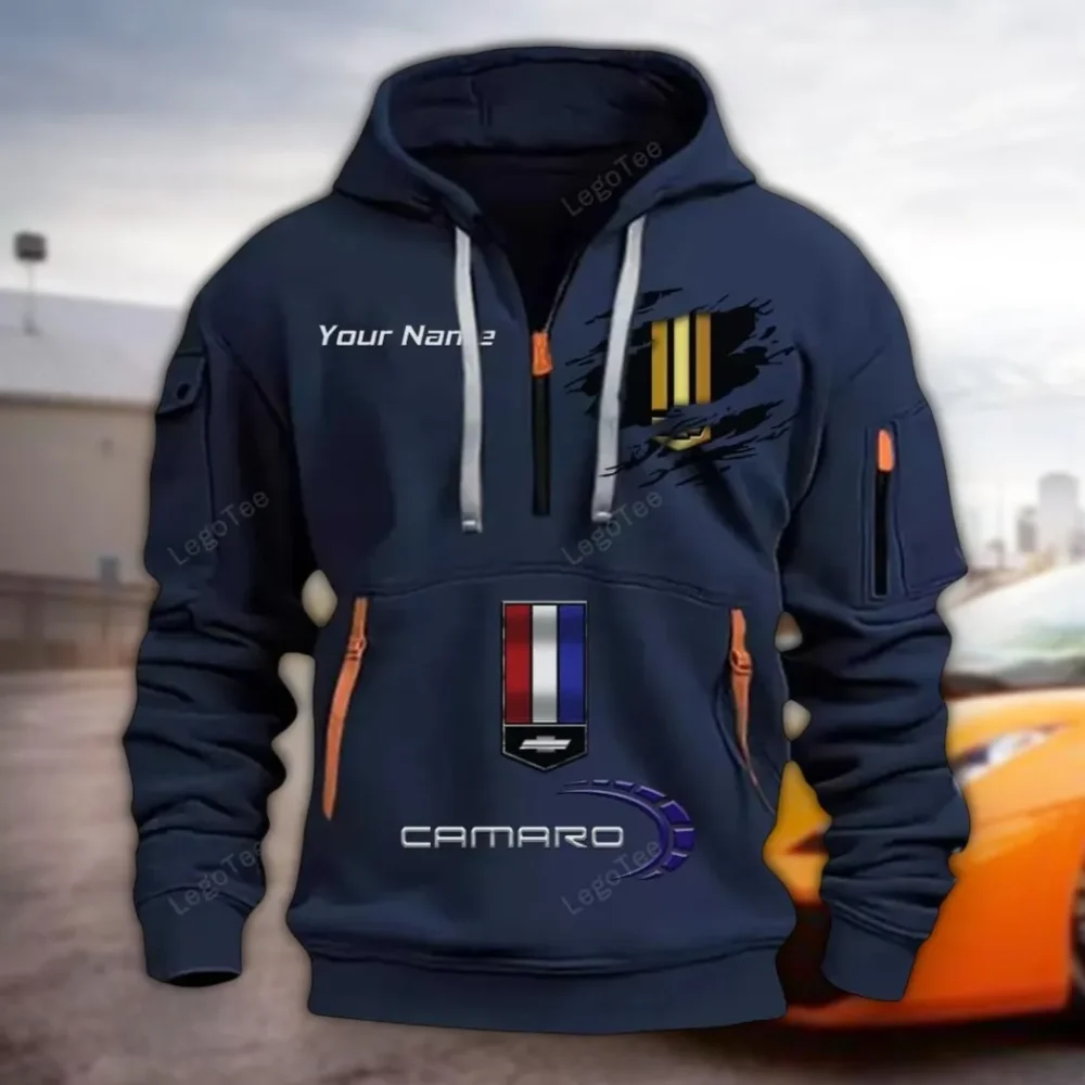 US Performance Coupe Hoodie Half Zipper, Game Ready Half-Zip Hoodie CAR113 - Navy