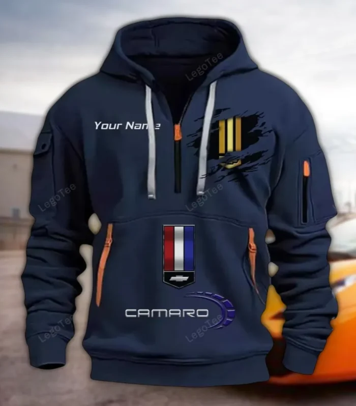 US Performance Coupe Hoodie Half Zipper, Game Ready Half-Zip Hoodie CAR113 - Navy
