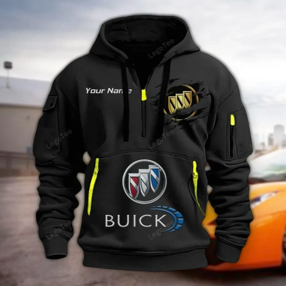 Family SUV Hoodie Half Zipper, Everyday Fan Hoodie CAR113 - Black