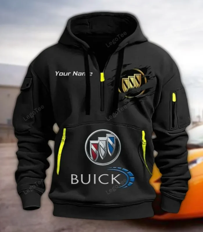 Family SUV Hoodie Half Zipper, Everyday Fan Hoodie CAR113 - Black