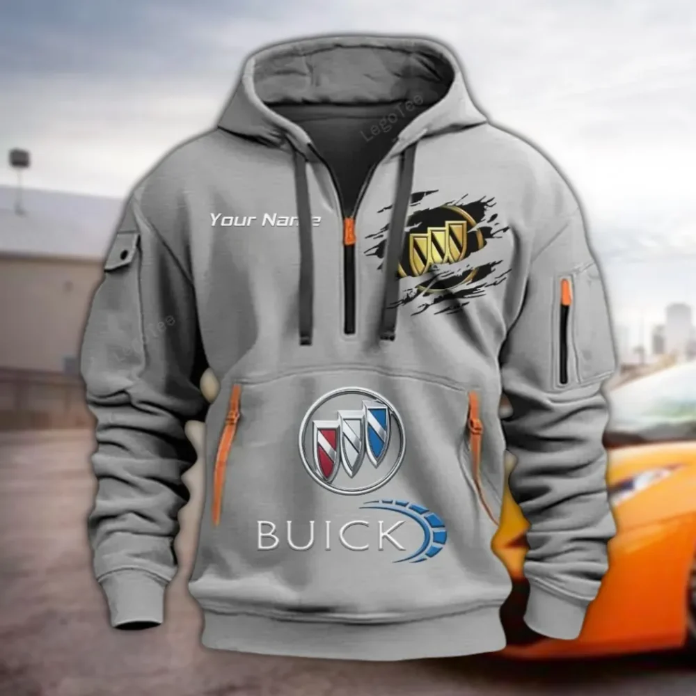 Crossover Vehicle Hoodie Half Zipper, Game Time Hoodie CAR113 - Gray