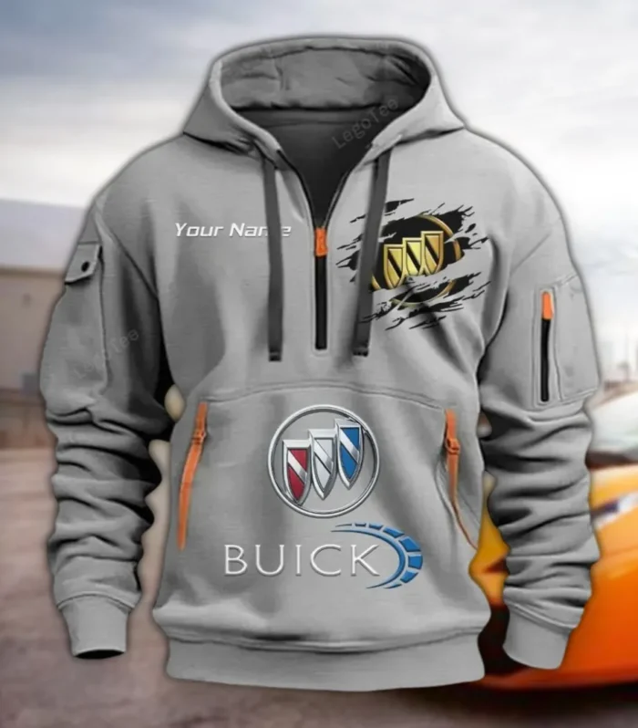 Crossover Vehicle Hoodie Half Zipper, Game Time Hoodie CAR113 - Gray