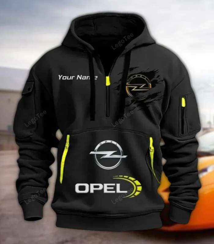 Mid-Size Auto Hoodie Half Zipper, Game Ready Half-Zip Hoodie CAR113 - Black