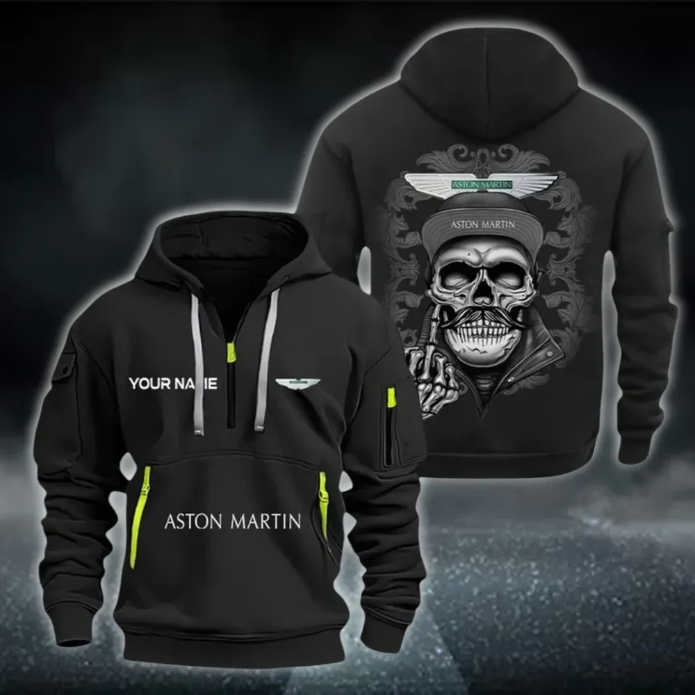 Driving Machine Hoodie Half Zipper, Everyday Fan Hoodie CAR166 - Black