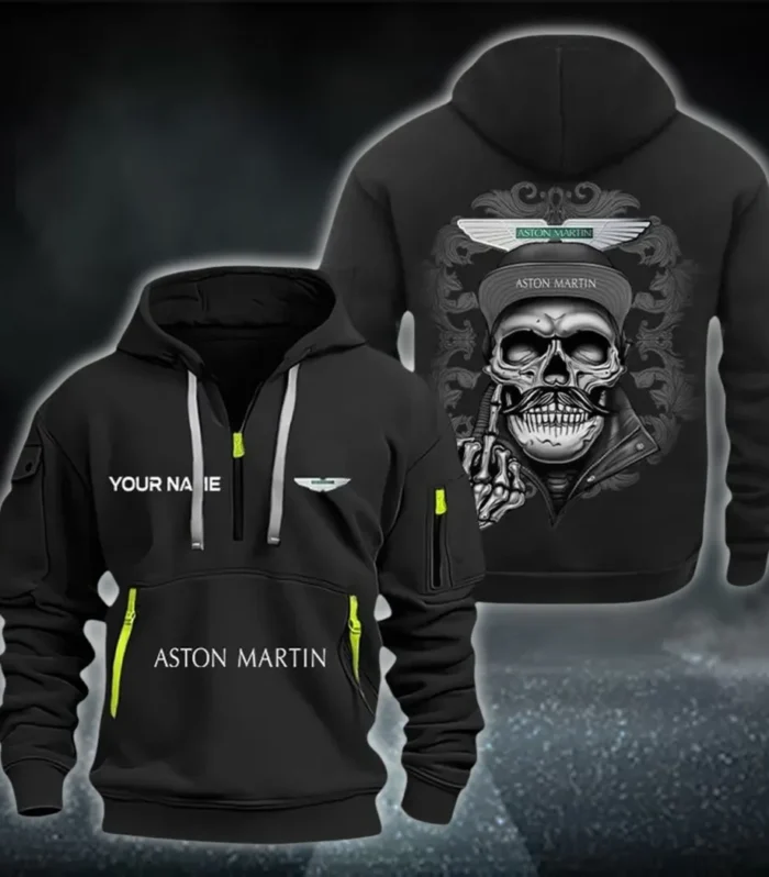 Driving Machine Hoodie Half Zipper, Everyday Fan Hoodie CAR166 - Black
