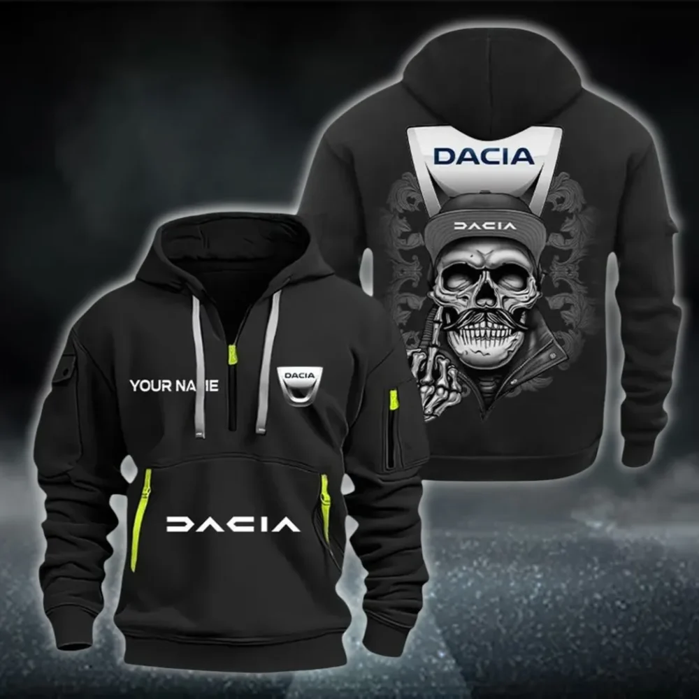 Directhaul Equipment Hoodie Half Zipper, Performance Fan Hoodie CAR166 - Black