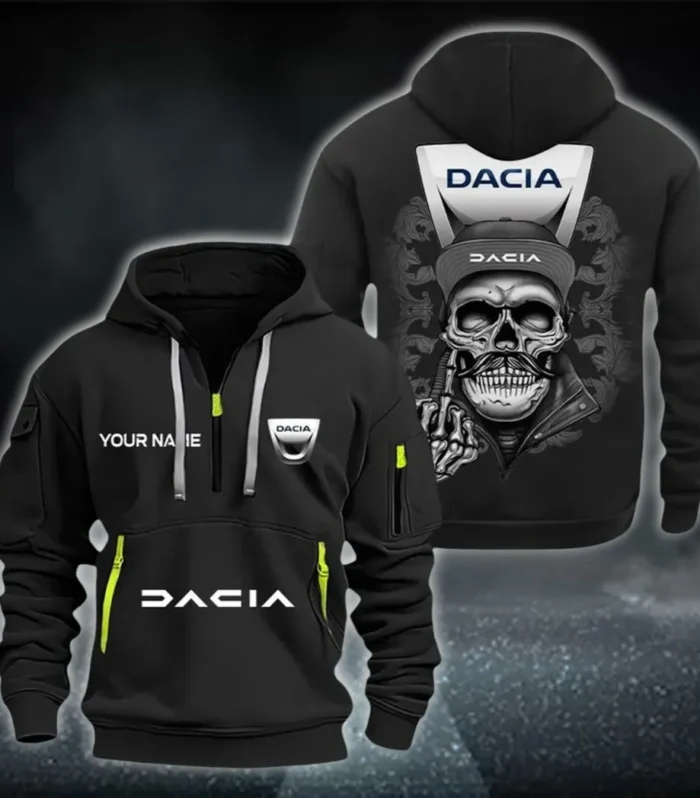 Directhaul Equipment Hoodie Half Zipper, Performance Fan Hoodie CAR166 - Black