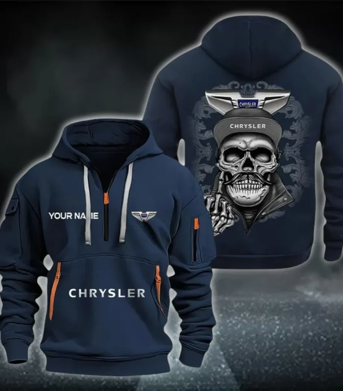 Executive Vehicle Hoodie Half Zipper, Game Day Half-Zip Hoodie CAR166 - Navy