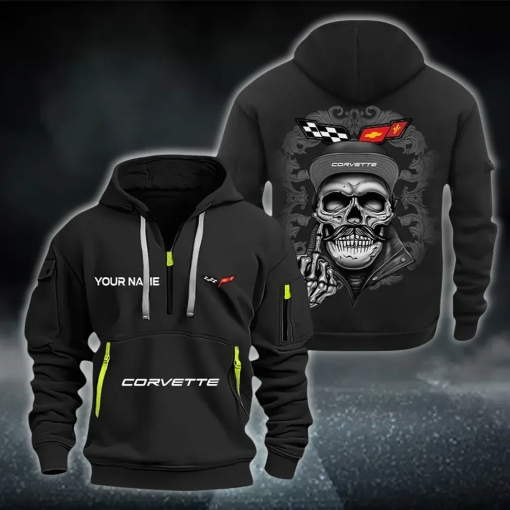 Legendary Classic Ride Hoodie Half Zipper, Game Ready Half-Zip Hoodie CAR166 - Black
