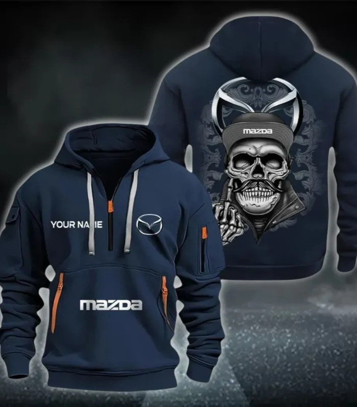 Performance Coupe Hoodie Half Zipper, Active Spirit Hoodie CAR166 - Navy