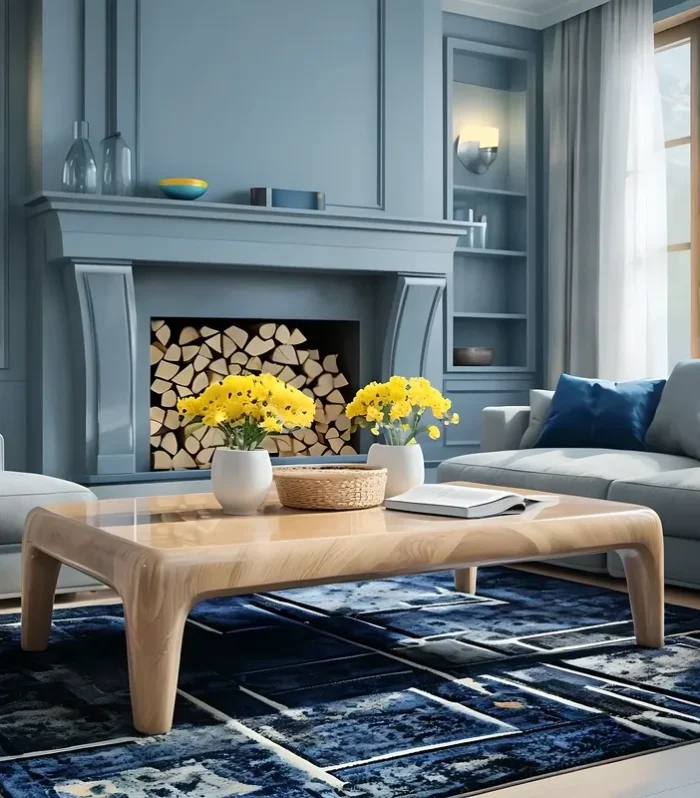 Coffee Table Solid Wood Modern Minimalist Design