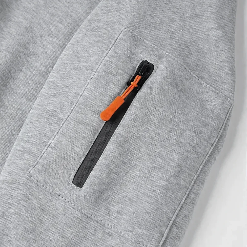 US Performance Coupe Hoodie Half Zipper, Sporty Fan Half-Zip Hoodie CAR113 - Gray - Image 3