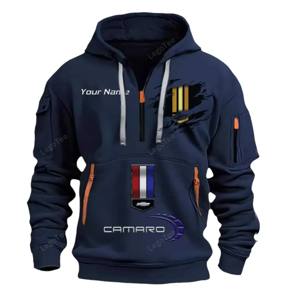 US Performance Coupe Hoodie Half Zipper, Game Ready Half-Zip Hoodie CAR113 - Navy - Image 2