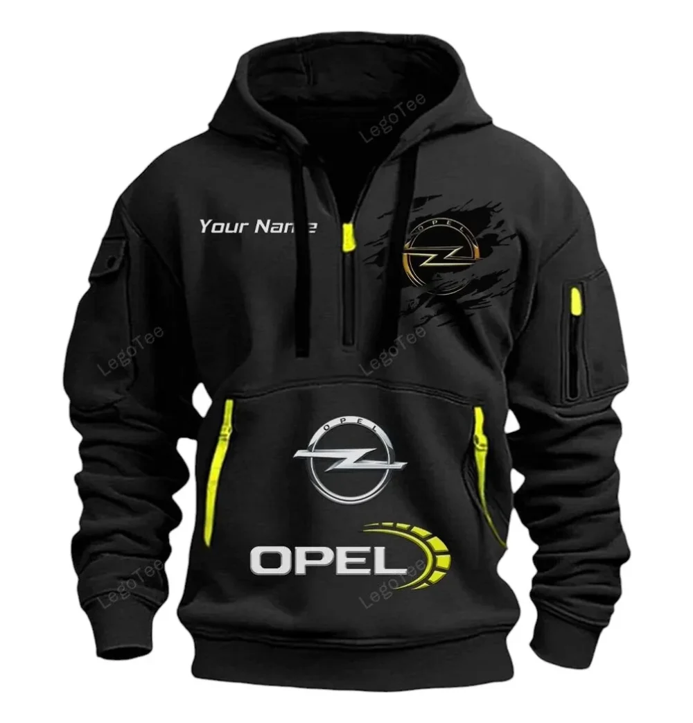 Mid-Size Auto Hoodie Half Zipper, Game Ready Half-Zip Hoodie CAR113 - Black - Image 2