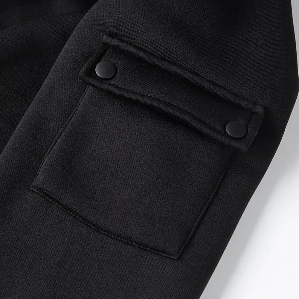 Road-Ready Sedan Hoodie Half Zipper, Active Spirit Hoodie CAR166 - Black - Image 5