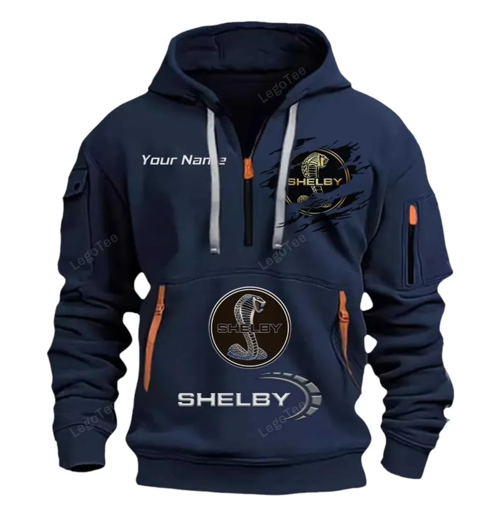 Performance Coupe Hoodie Half Zipper, Game Day Half-Zip Hoodie CAR113 - Navy - Image 2