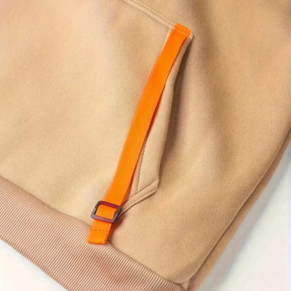 Adventure Pickup Hoodie Half Zipper, Performance Fan Hoodie CAR112 - Khaki - Image 3